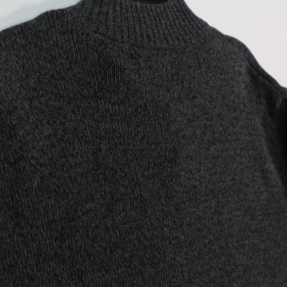 Chaps Sweater Men's XL Gray Long Sleeve Elbow Patches - Picture 9 of 10